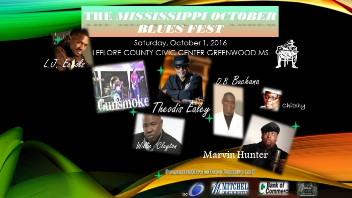 The Mississippi October Blues Fest 2016 Leflore Civic