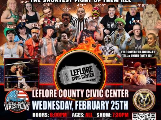 Mini Wrestling All Stars Wednesday  February 25th 2026